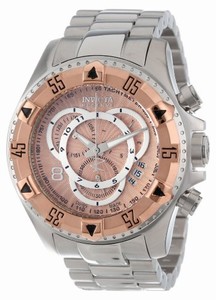 Invicta Swiss Quartz Pink Watch #11000 (Men Watch)