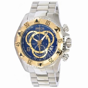 Invicta Blue Dial Uni-directional Rotating Band Watch #11004 (Men Watch)