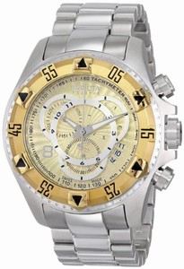 Invicta Swiss Quartz Gold Watch #11006 (Men Watch)