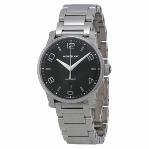 MontBlanc Timewalker Automatic Black Dial Date Stainless Steel Watch# 110339 (Men Watch)