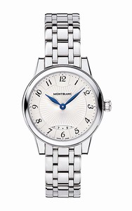 MontBlanc Boheme Quartz Silver Dial Date Stainless Steel Watch# 111207 (Women Watch)