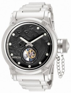 Invicta Mechanical Hand-wind Black Watch #11143 (Men Watch)