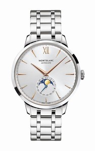 MontBlanc Meisterstuck Heritage Automatic Date Moon Phase Stainless Steel Watch# 111621 (Men Watch)