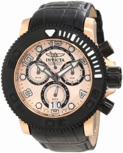 Invicta Swiss Quartz Gold Watch #11167 (Men Watch)