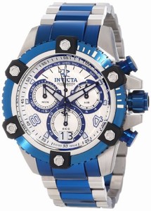 Invicta Swiss Quartz White Watch #11181 (Men Watch)