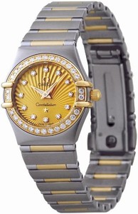 Omega Quartz Steel and 18ct Gold Watch #111.25.23.60.58.001 (Women Watch)