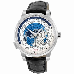 MontBlanc World Map Motif Automatic Watch #112308 (Men Watch)