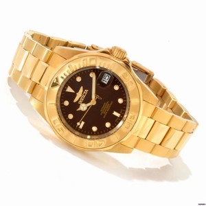 Invicta Automatic Date Gold Tone Stainless Steel Watch #11240 (Men Watch)