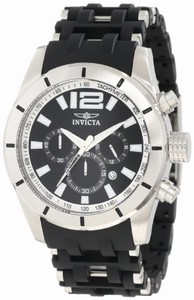 Invicta Japanese Quartz Black Watch #11247 (Men Watch)