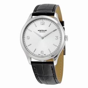 MontBlanc Silver Hand Wind Watch #112515 (Men Watch)
