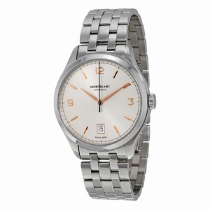 MontBlanc Silvery-white Automatic Watch #112519 (Men Watch)