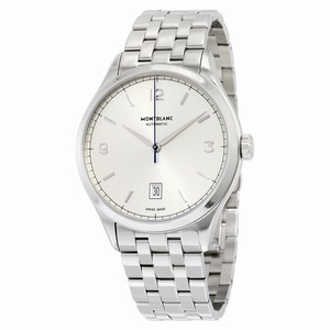 MontBlanc Silvery-white Automatic Watch #112532 (Men Watch)