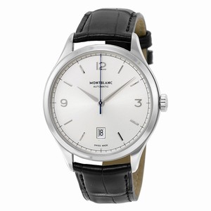 MontBlanc Silvery-white Automatic Watch #112533 (Men Watch)