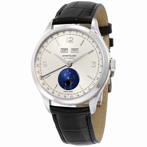 MontBlanc Silvery-white Automatic Watch #112539 (Men Watch)