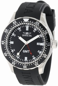 Invicta Specialty Analog Date Black Polyurethane Strap Watch # 11255 (Men Watch)