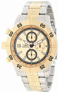 Invicta Quartz Chronograph Date Two Tone Stainless Steel Watch # 11275 (Men Watch)