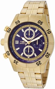 Invicta Specialty Quartz Chronograph Date Blue Dial Stainless Steel Watch # 11276 (Men Watch)