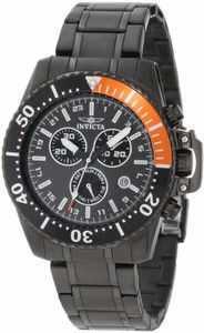 Invicta Swiss Quartz Black Watch #11290 (Men Watch)