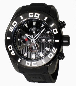 Invicta Swiss Quartz Black Plated SS Watch #1133 (Watch)