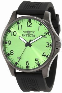 Invicta Specialty Quartz Analog Black Polyurethane Watch # 11396 (Men Watch)