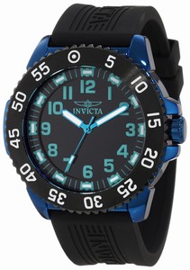 Invicta Black Dial Second-hand Shock-resistant Watch #11411 (Men Watch)