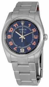 Rolex 31 Jewels Automatic Dial color Blue Watch # 114200BLCOAO (Men Watch)