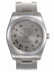Rolex 31 Jewels Automatic Dial color Silver Watch # 114200SRO (Men Watch)