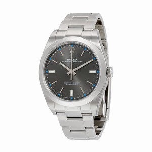 Rolex Automatic Dial color Dark Rhodium Watch # 114300DRSO (Men Watch)