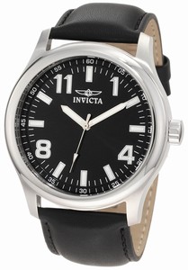 Invicta Black Dial Stainless Steel Band Watch #11432 (Men Watch)