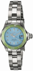 Invicta Blue Dial Stainless Steel-plated Band Watch #11438 (Women Watch)