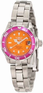 Invicta Orange Quartz Watch #11440 (Women Watch)