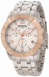 Invicta Silver Dial Stainless Steel Band Watch #11451 (Men Watch)