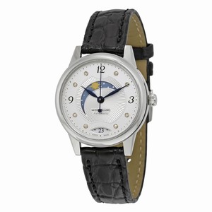 MontBlanc White Automatic Watch #114730 (Women Watch)