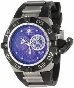 Invicta Swiss Quartz Purple Watch #11510 (Men Watch)