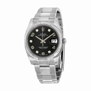 Rolex Automatic Dial color Black Watch # 115234BKDO (Men Watch)