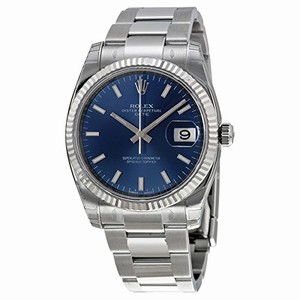 Rolex Self-Winding Dial color Blue Watch # 115234BLSO (Men Watch)
