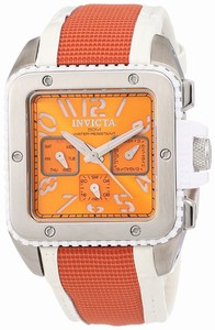 Invicta Cuadro Quartz Analog Day Date Leather Watch #11576 (Women Watch)