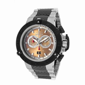 Invicta Swiss Quartz Brown Watch #11585 (Men Watch)