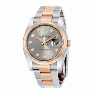 Rolex Automatic Dial color Grey Watch # 116201GYDO (Men Watch)