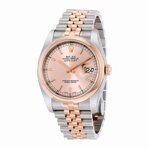 Rolex Automatic Dial color Pink Watch # 116201PKSJ (Men Watch)