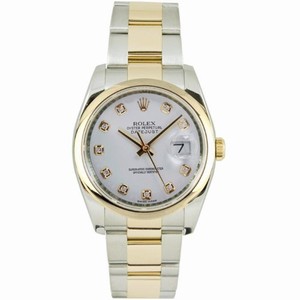 Rolex Swiss automatic Dial color White Watch # 116203.OWD (Men Watch)