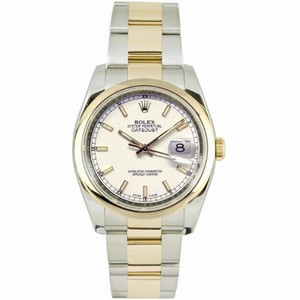 Rolex Swiss automatic Dial color White Watch # 116203.OWS (Men Watch)