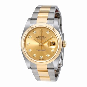 Rolex Automatic Dial color Champagne Watch # 116203CDO (Men Watch)