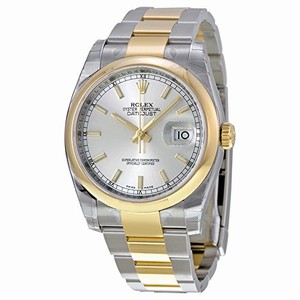 Rolex Automatic Dial color Silver Watch # 116203SSO (Men Watch)