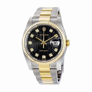 Rolex Automatic Dial color Black Jubilee Watch # 116233BKJDO (Men Watch)