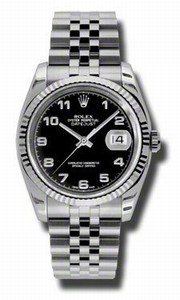 Rolex Automatic Dial color Black Watch # 116234BKAJ (Men Watch)