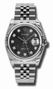 Rolex Automatic Dial color Black Jubilee Watch # 116234BKJDJ (Men Watch)