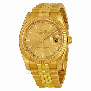 Rolex Automatic Dial color Champagne Watch # 116238CSJ (Men Watch)