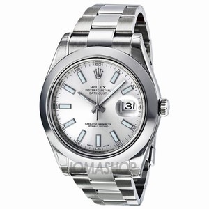 Rolex Automatic Dial color Silver Watch # 116300SSO (Men Watch)