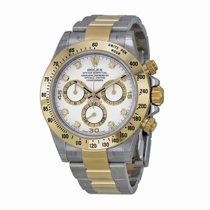 Rolex White Dial Yellow Gold Band Watch #116523 (Women Watch)